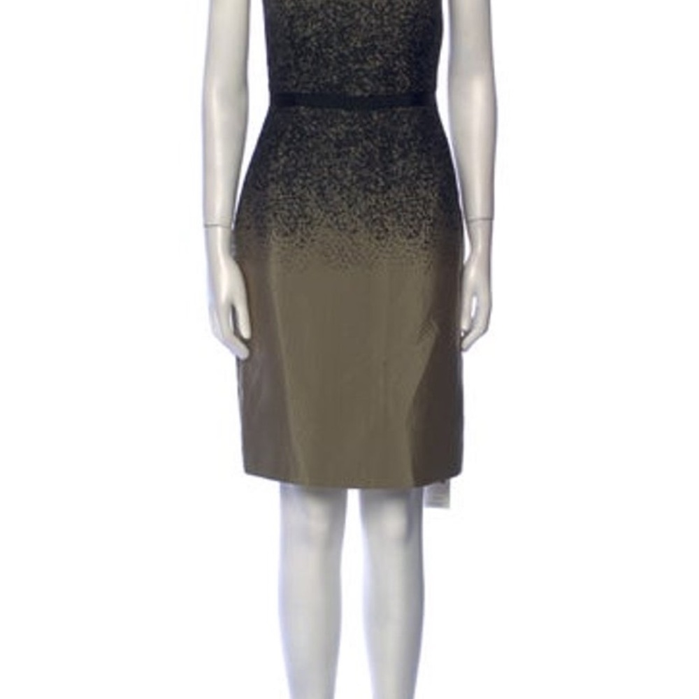 Elegant Black and Brown Women's Dress